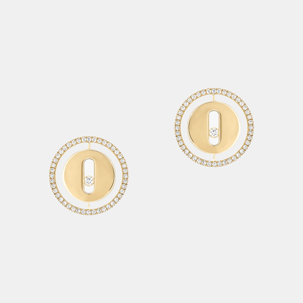 Boucles d'oreilles Lucky Move Or jaune Diamant 0.3ct