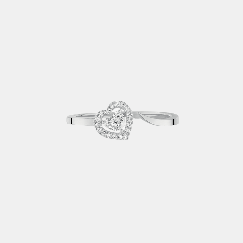 Bague Joy Coeur Or blanc Diamant 0.15ct