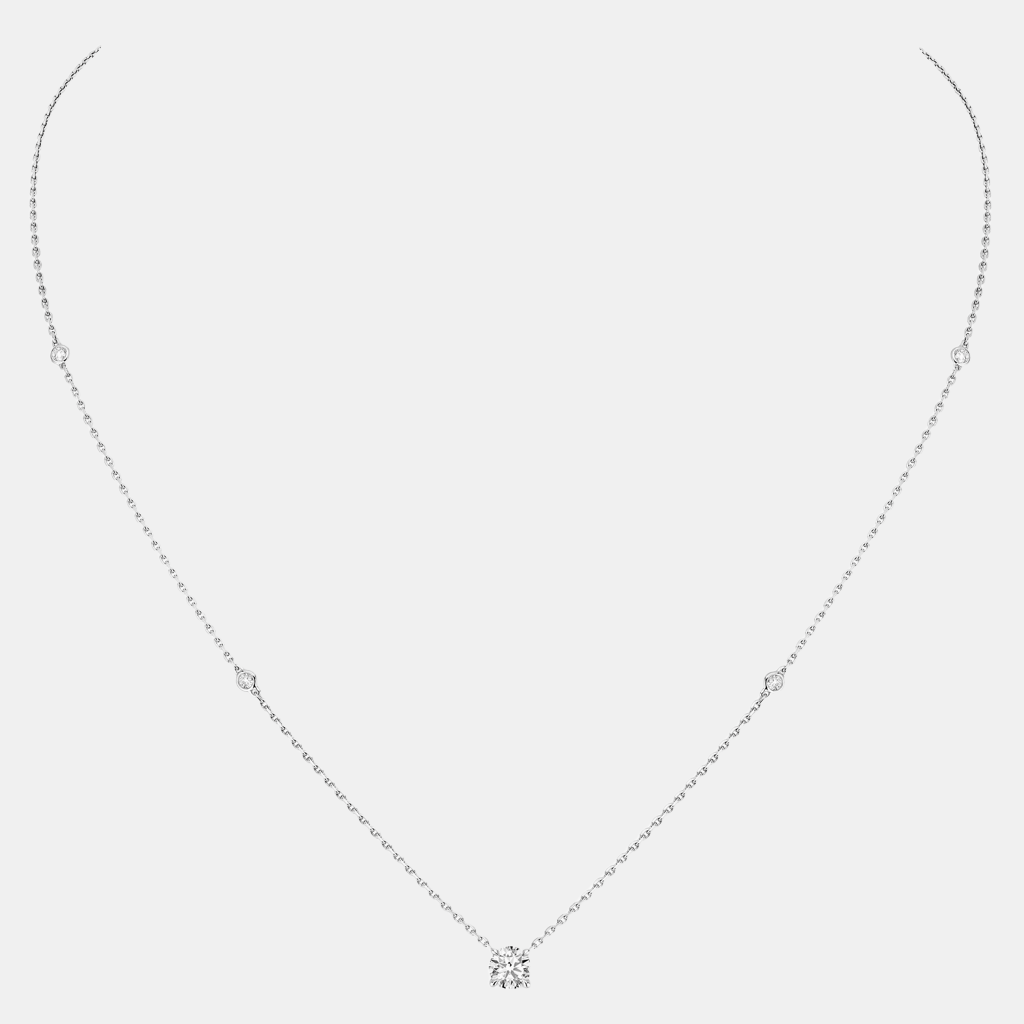 Collier (E)Motion Or blanc Diamant 0.25ct