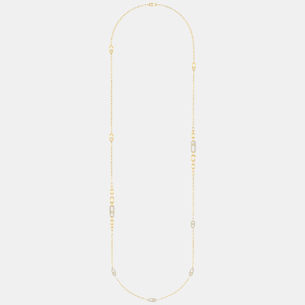 Collier Move Uno Or jaune Diamant 1.22ct