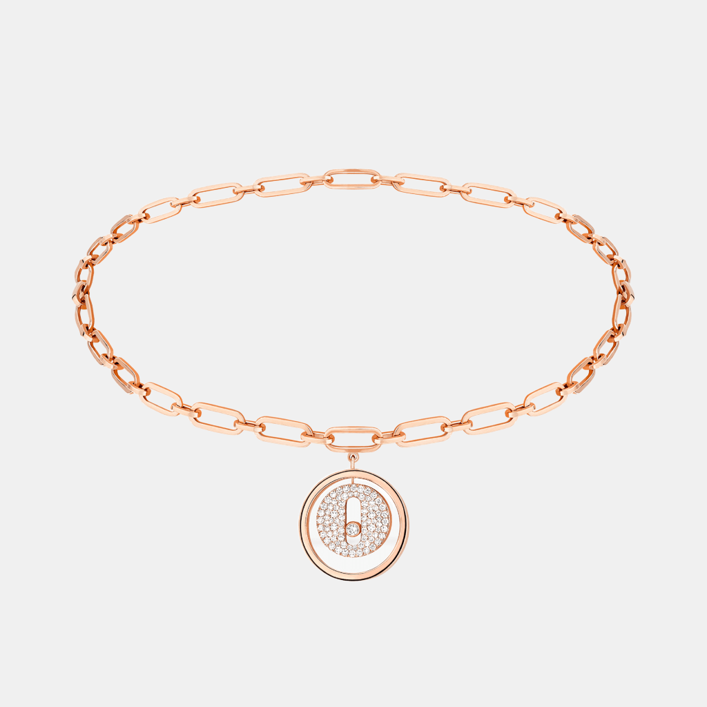 Bracelet Lucky Move Pavé Or rose Diamant 0.27ct