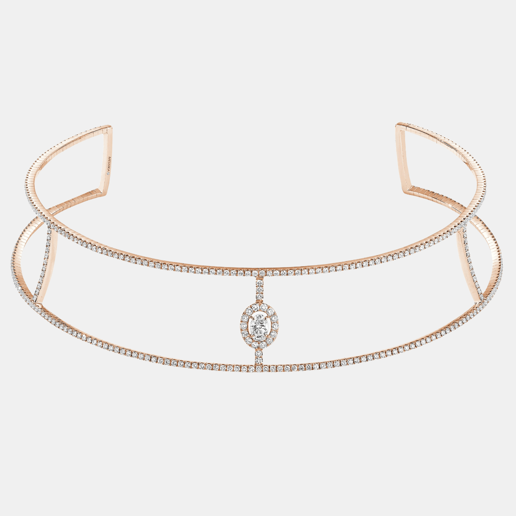 Collier Glam'Azone Or rose Diamant 0.3ct