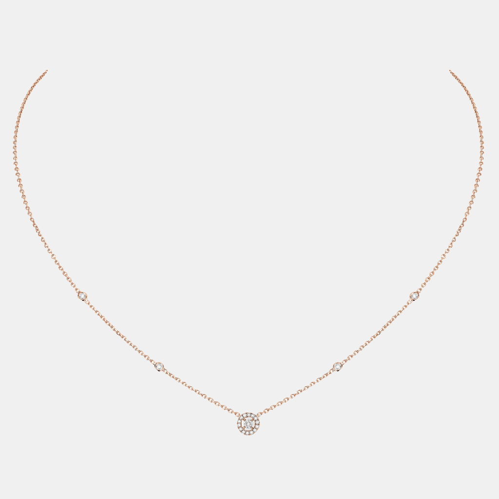 Collier Joy XS Or rose Diamant 0.19ct