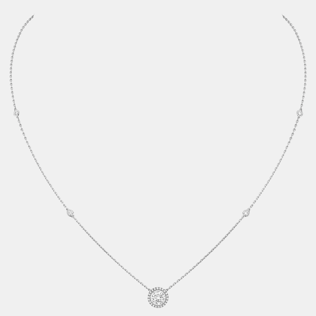 Collier (E)Motion Or blanc Diamant 0.2ct