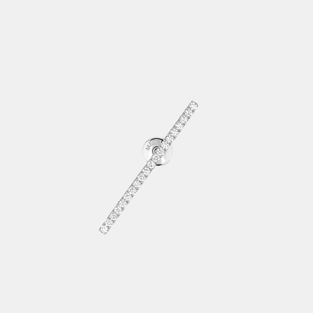 Boucles d'oreilles Gatsby Or blanc Diamant 0.22ct