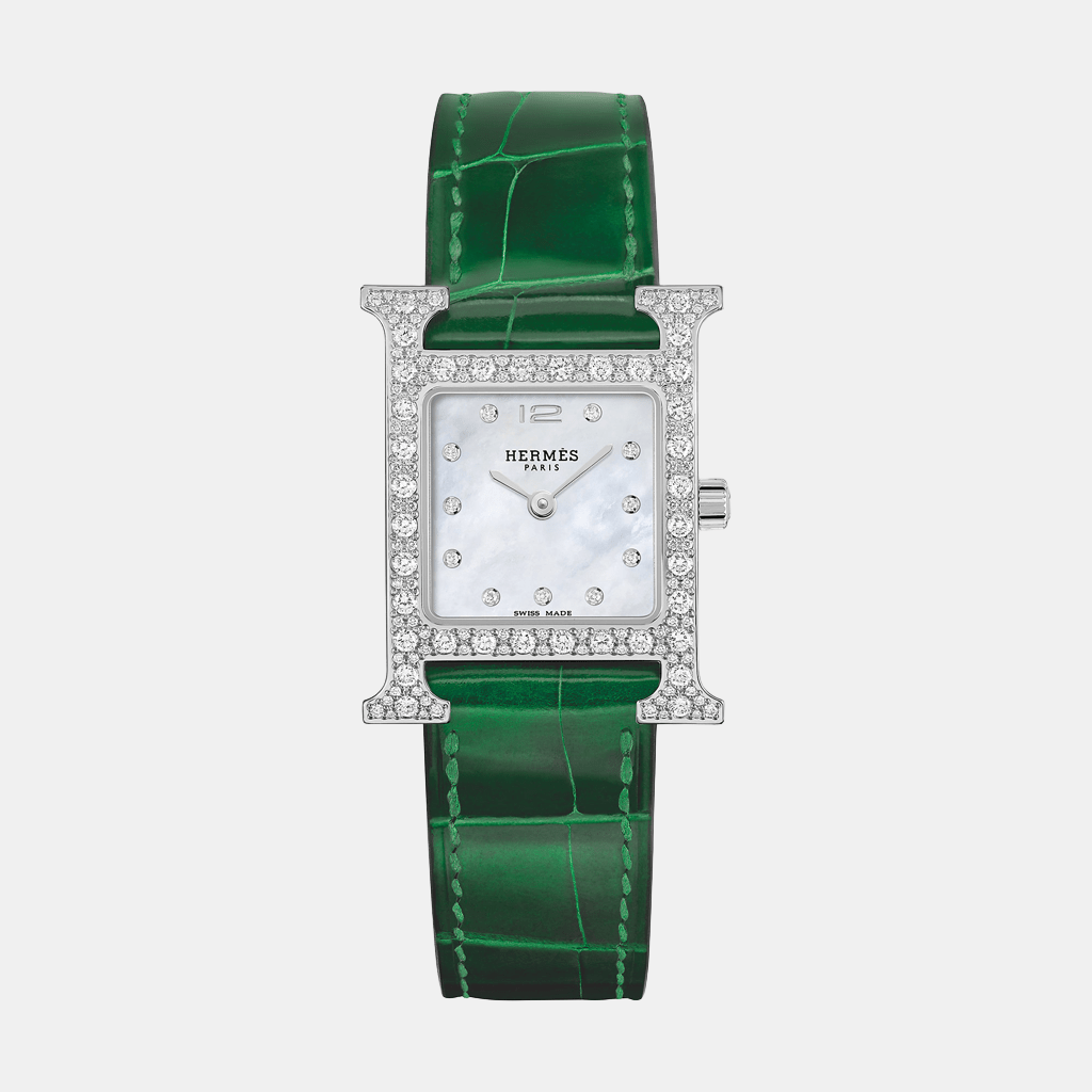 Montre Heure H Petit modèle, 25 mm Quartz Acier  