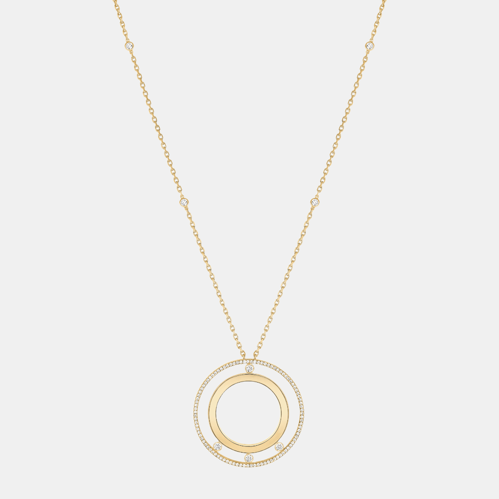 Collier Move Romane Or jaune Diamant 0.78ct