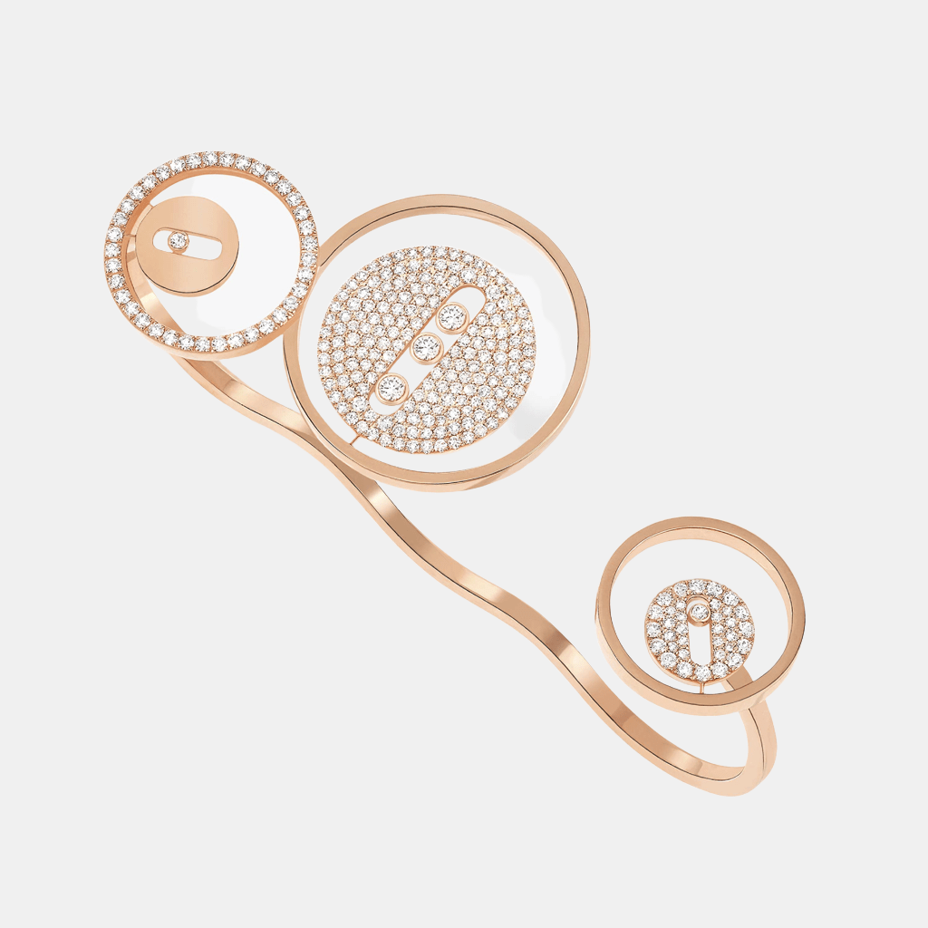 Bague Lucky Move Or rose Diamant 1.09ct