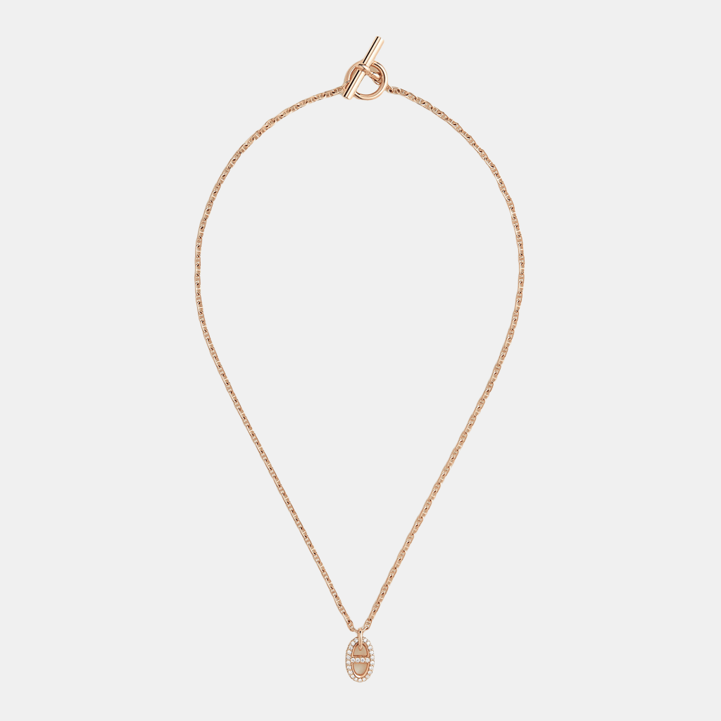 Pendentif Farandole Petit modèle Or rose Diamant 0.45 ct