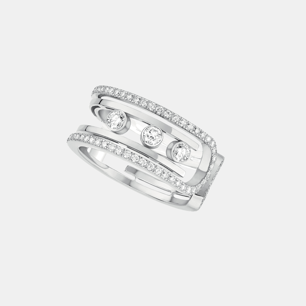 Bague Move 10th Anniversary Or blanc Diamant 0.75ct