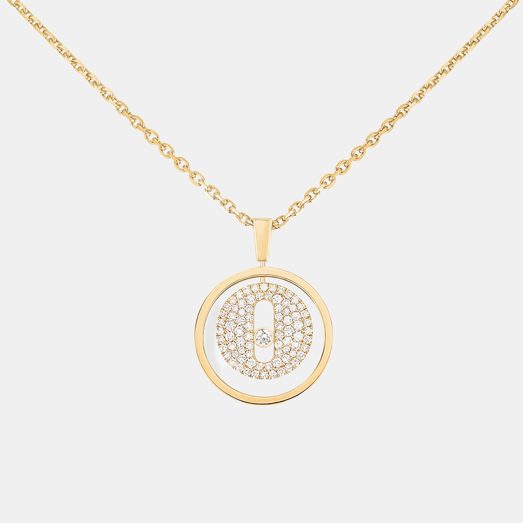 Collier Lucky Move Pavé SM Or jaune Diamant 0.2ct