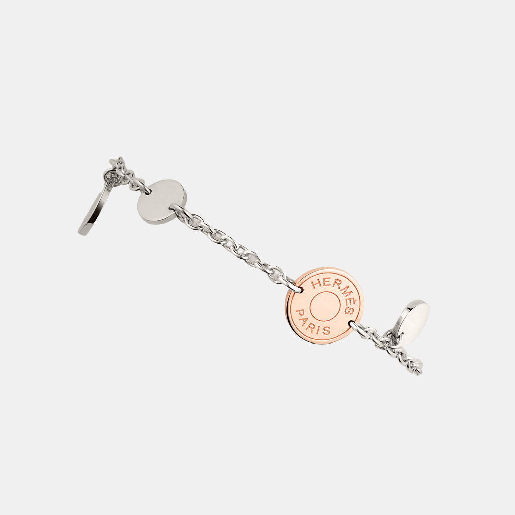 Bracelet Ex-Libris Or rose et Argent