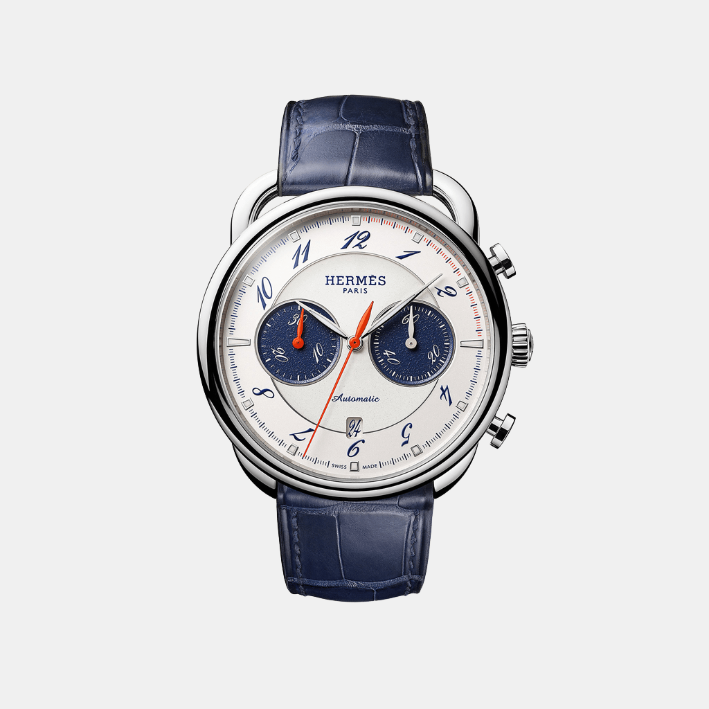 Montre Arceau Chronographe, 42 mm Mécanique Acier  