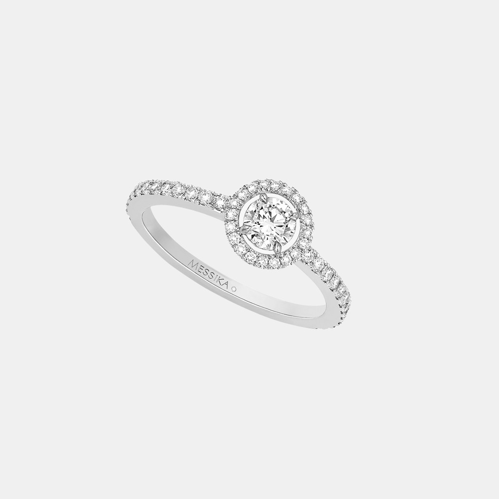 Bague (E)Motion Or blanc Diamant 0.3ct