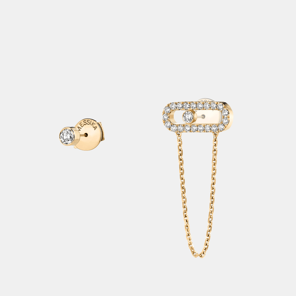 Boucles d'oreilles Move Uno Or jaune Diamant 0.3ct