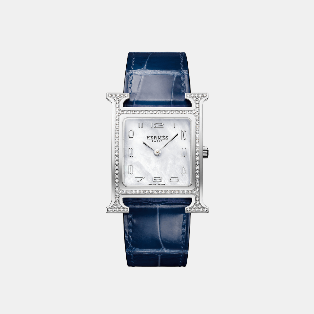 Montre Heure H Moyen modèle, 30 mm Quartz Acier  