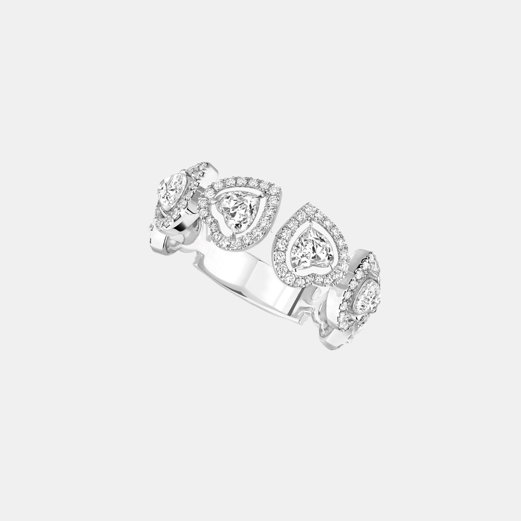 Bague Joy Coeur Or blanc Diamant 0.1ct