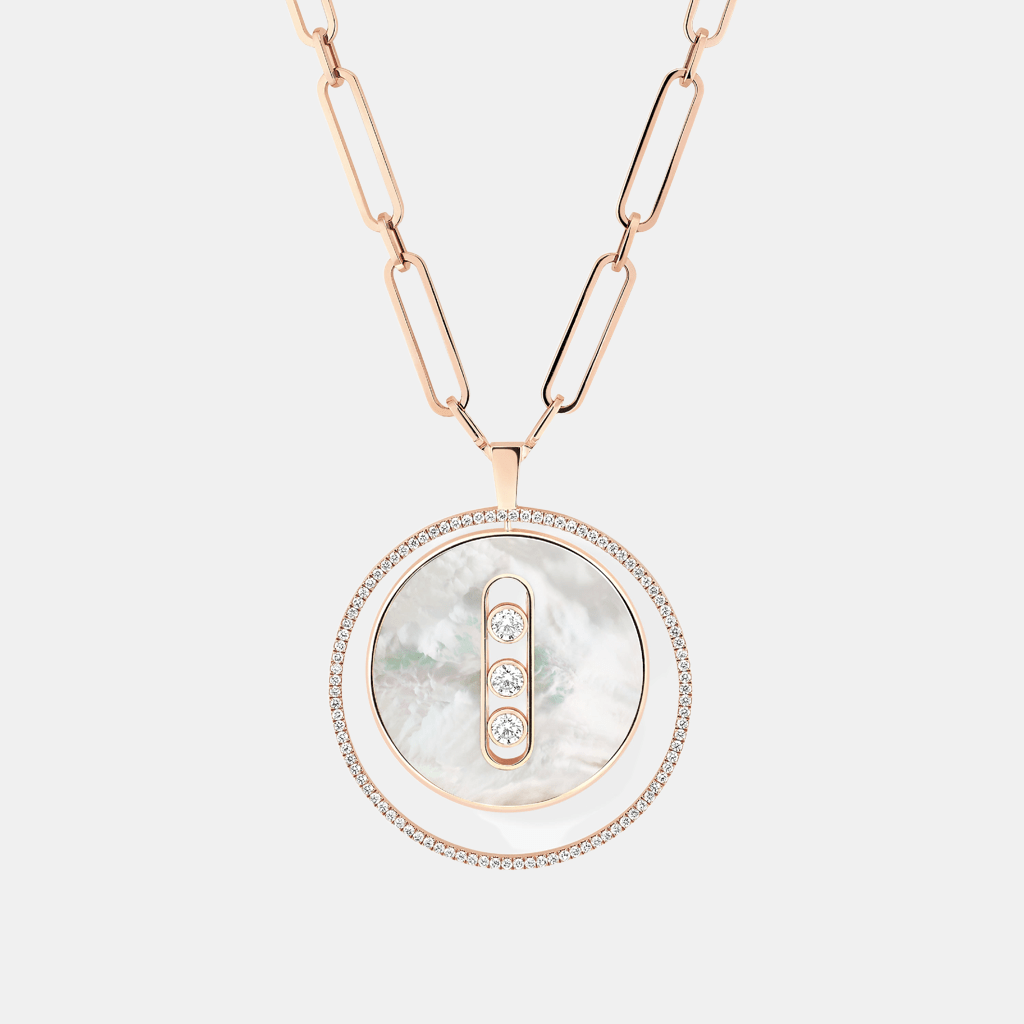 Collier Lucky Move Or rose Mixte 1.6ct