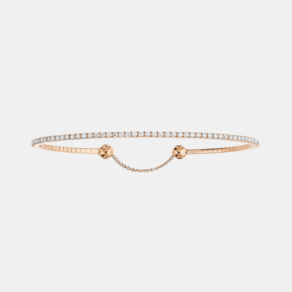 Bracelet Skinny Or rose Diamant 0.8ct
