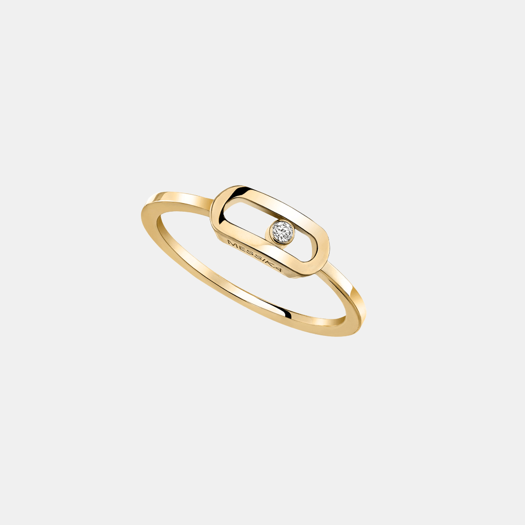Bague Move Uno Or jaune Diamant 0.01ct