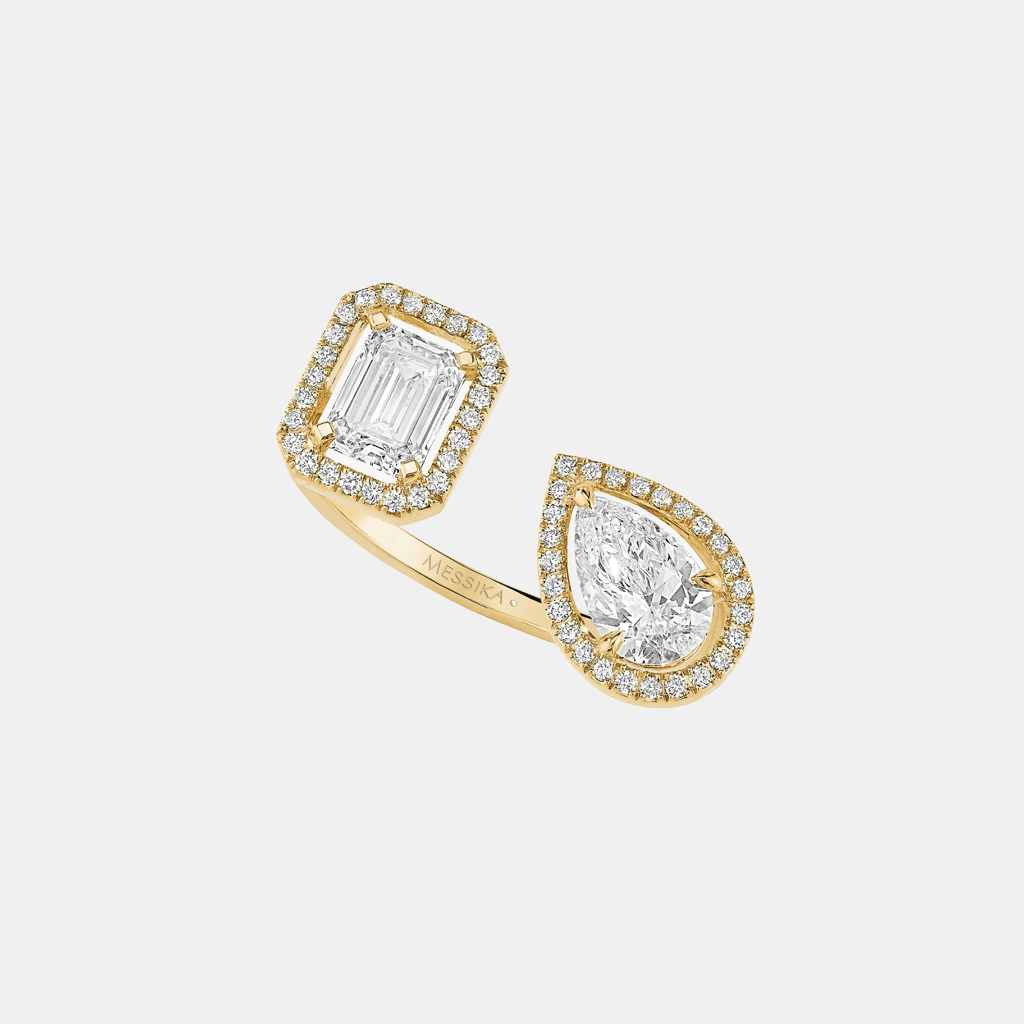 Bague My Twin Toi & Moi Or jaune Diamant 2x0.6ct