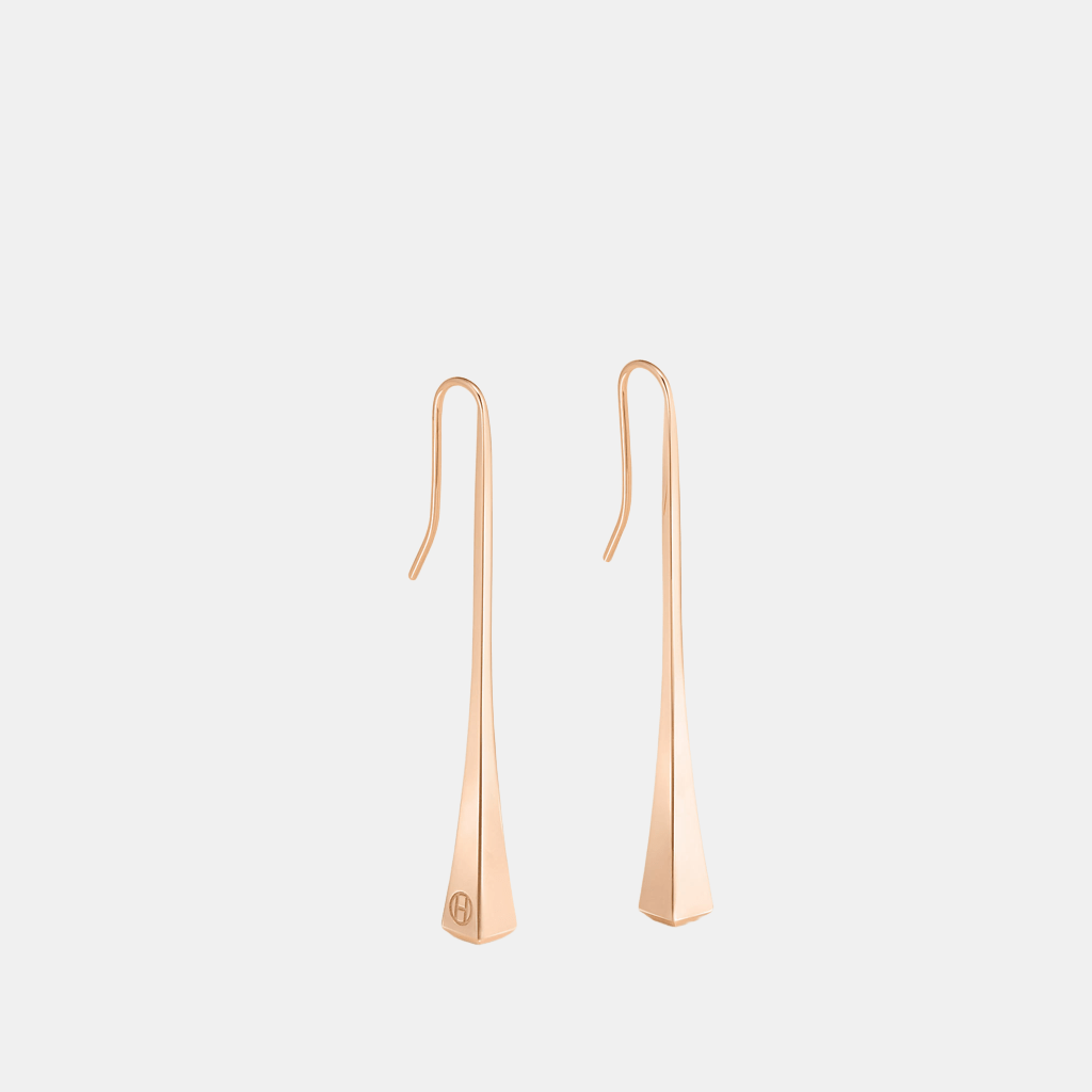 Boucles d'oreilles Clou de forge Or rose