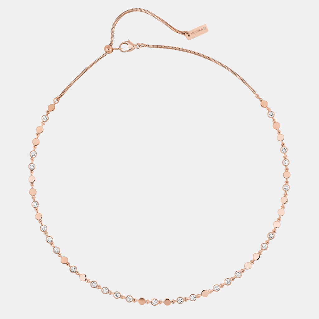 Collier D-Vibes SM Or rose Diamant 1ct
