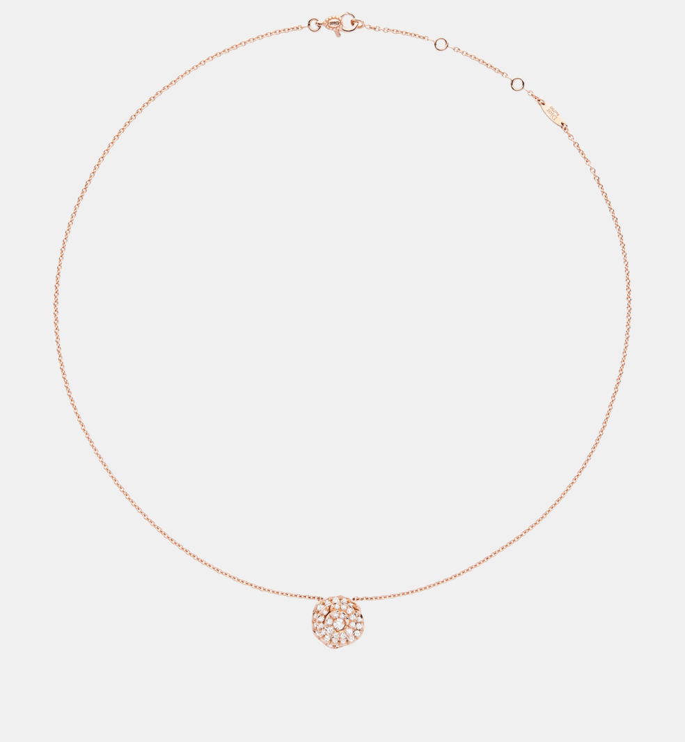 Collier Rose Dior Couture Or rose Diamant 0.50 ct