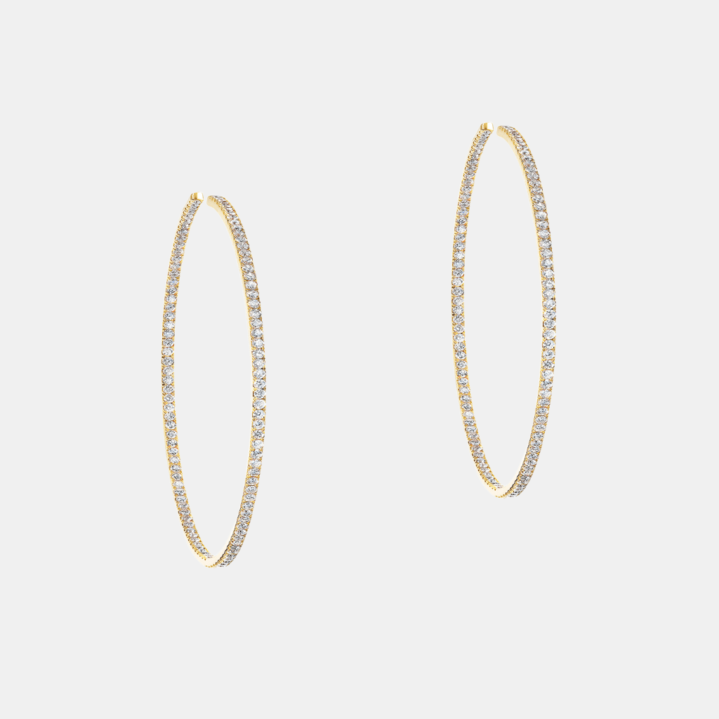 Boucles d'oreilles Gatsby S Or jaune Diamant 0.41ct