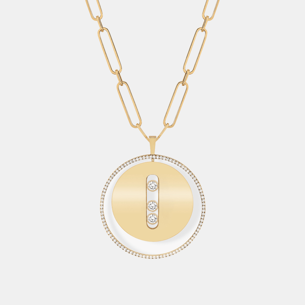 Collier Lucky Move LM Or jaune Diamant 1.69ct