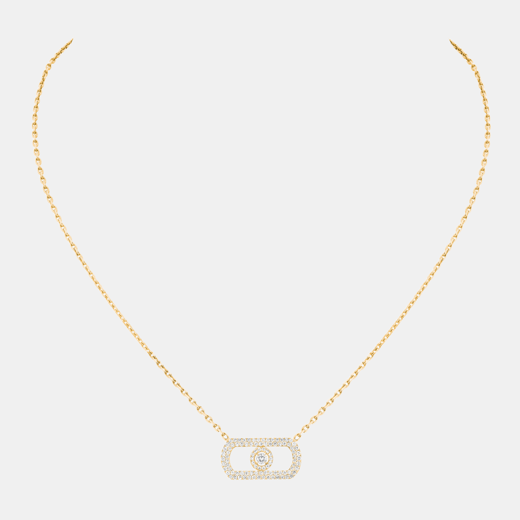 Collier So Move Pavé Or jaune Diamant 0.65ct