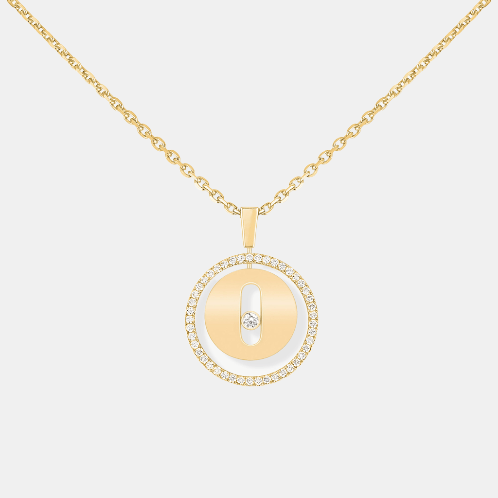 Collier Lucky Move SM Or jaune Diamant 0.17ct