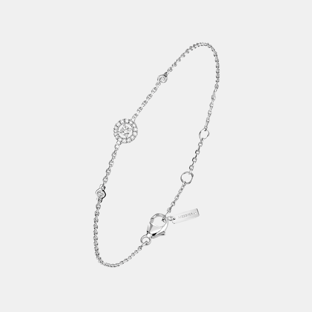 Bracelet Joy XS Or blanc Diamant 0.1ct