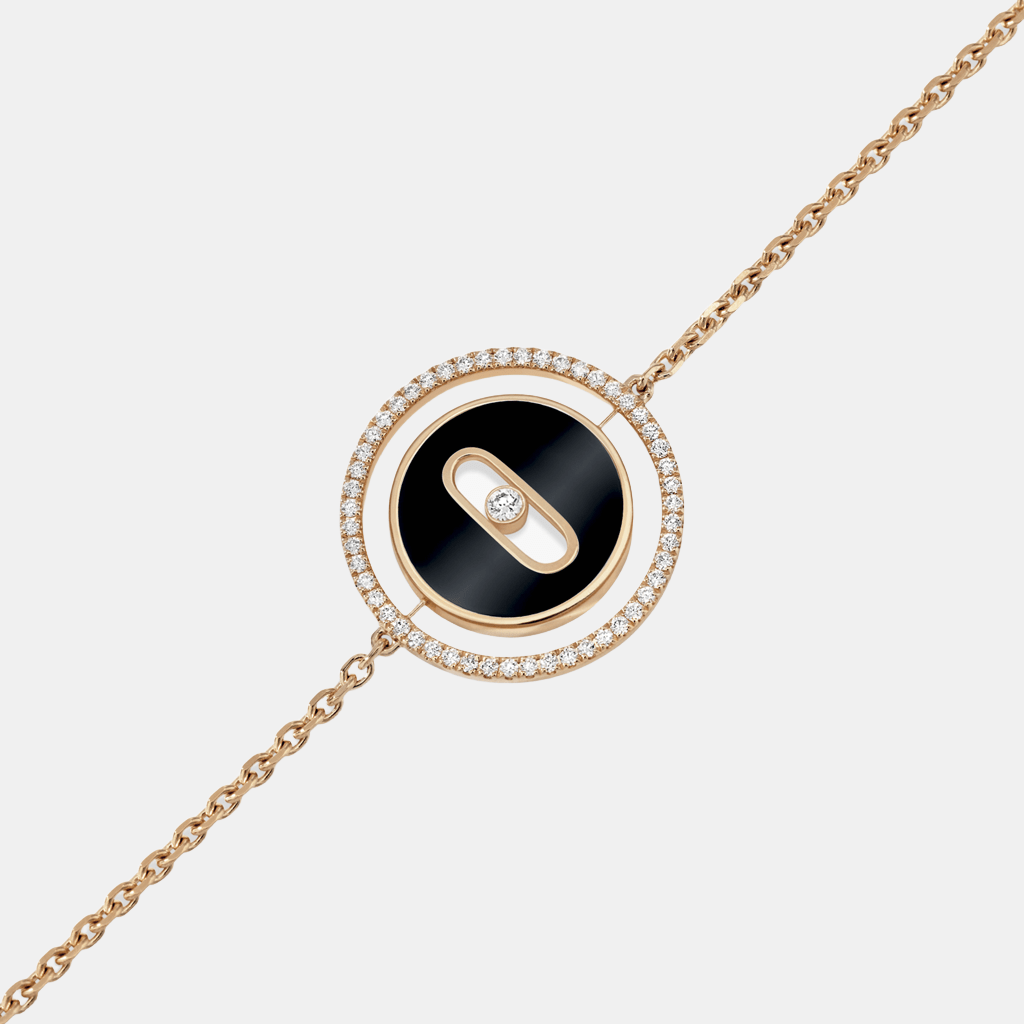 Bracelet Lucky Move SM Or rose Mixte 0.2ct