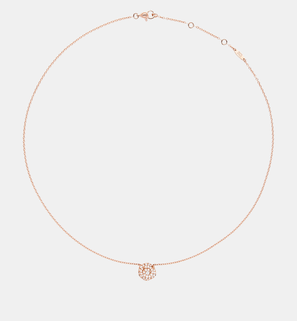 Collier Rose Dior Couture Or rose Diamant 0.25 ct