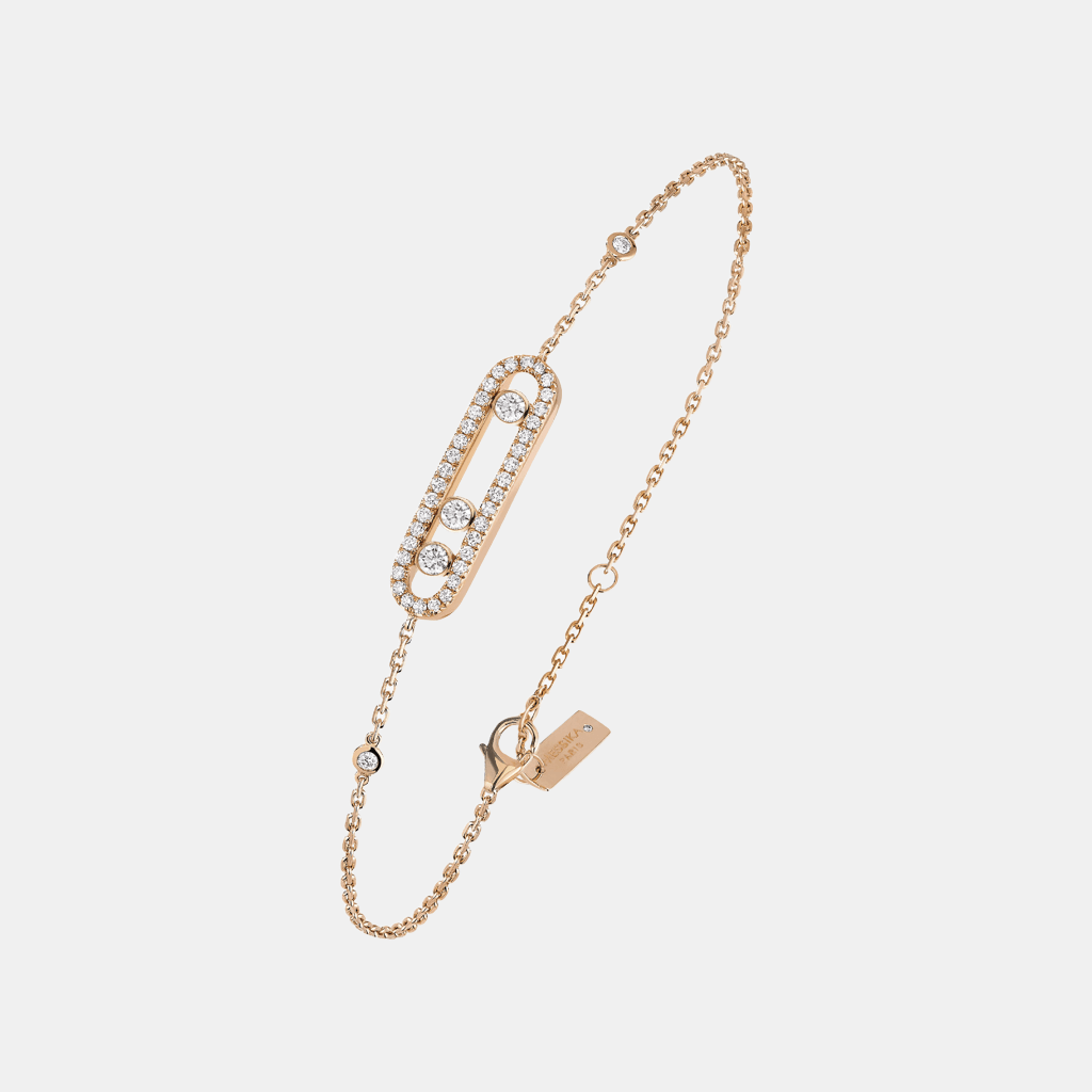 Bracelet Move Pavé Or rose Diamant 0.3ct
