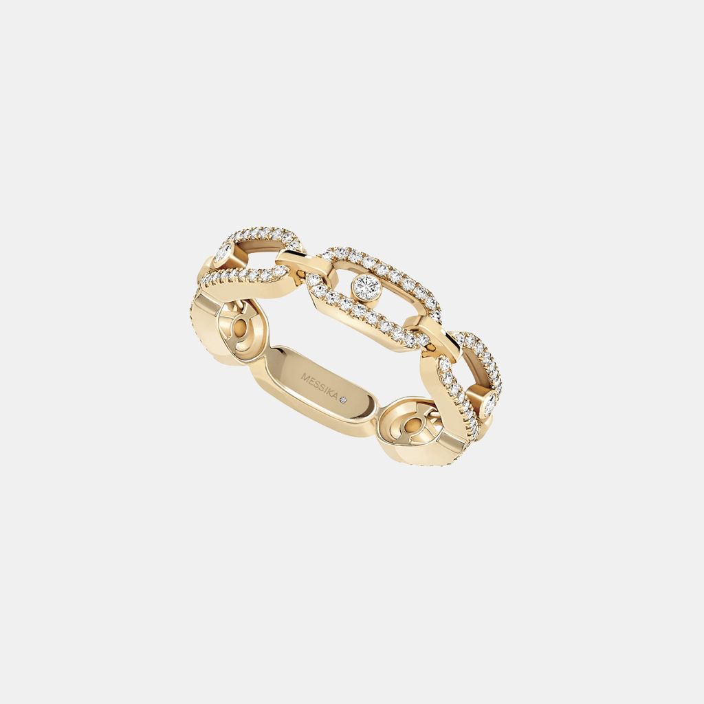 Bague Move Link Multi Pavé Or jaune Diamant 0.43ct