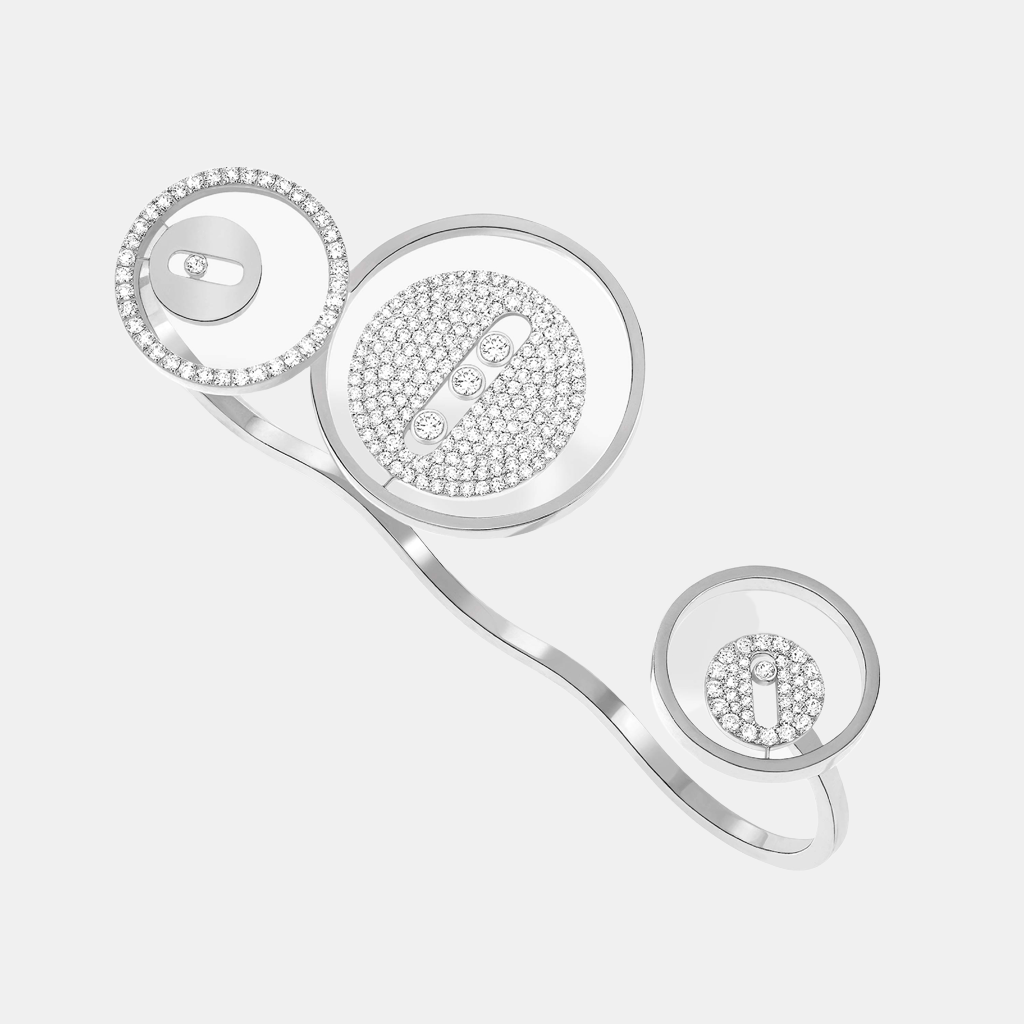 Bague Lucky Move Or blanc Diamant 1.09ct