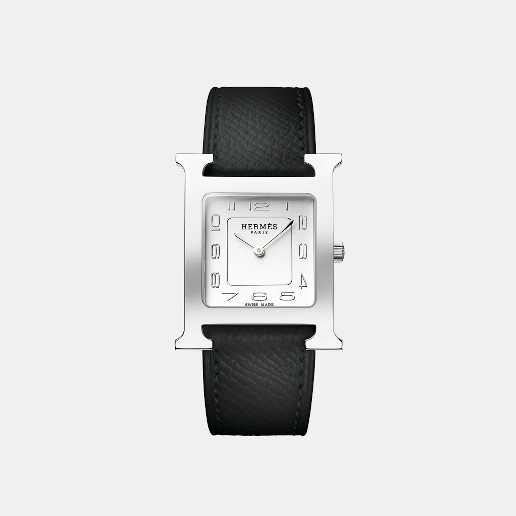 Montre Heure H Moyen modèle, 30 mm Quartz Acier  