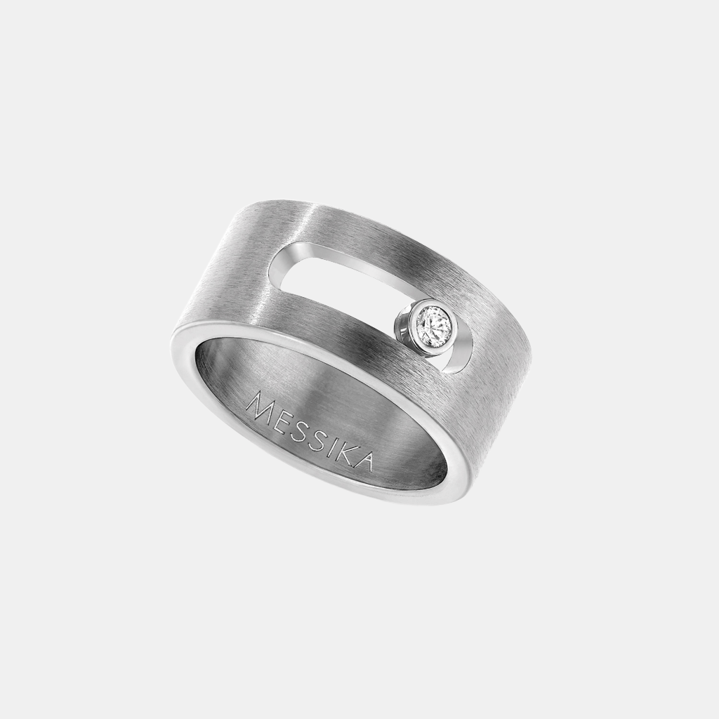 Bague Move Titanium  Diamant 0.1ct