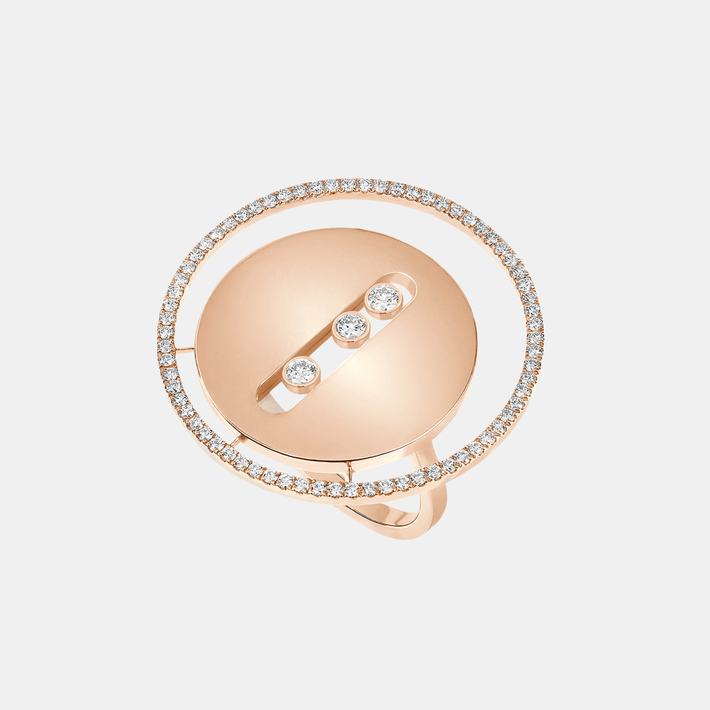 Bague Lucky Move Or rose Diamant 0.52ct