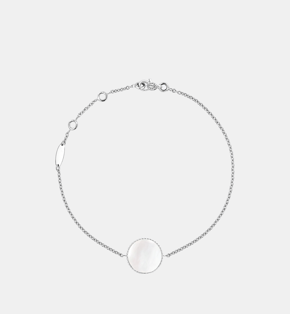 Bracelet Rose des Vents Or blanc Diamant 0.045 ct