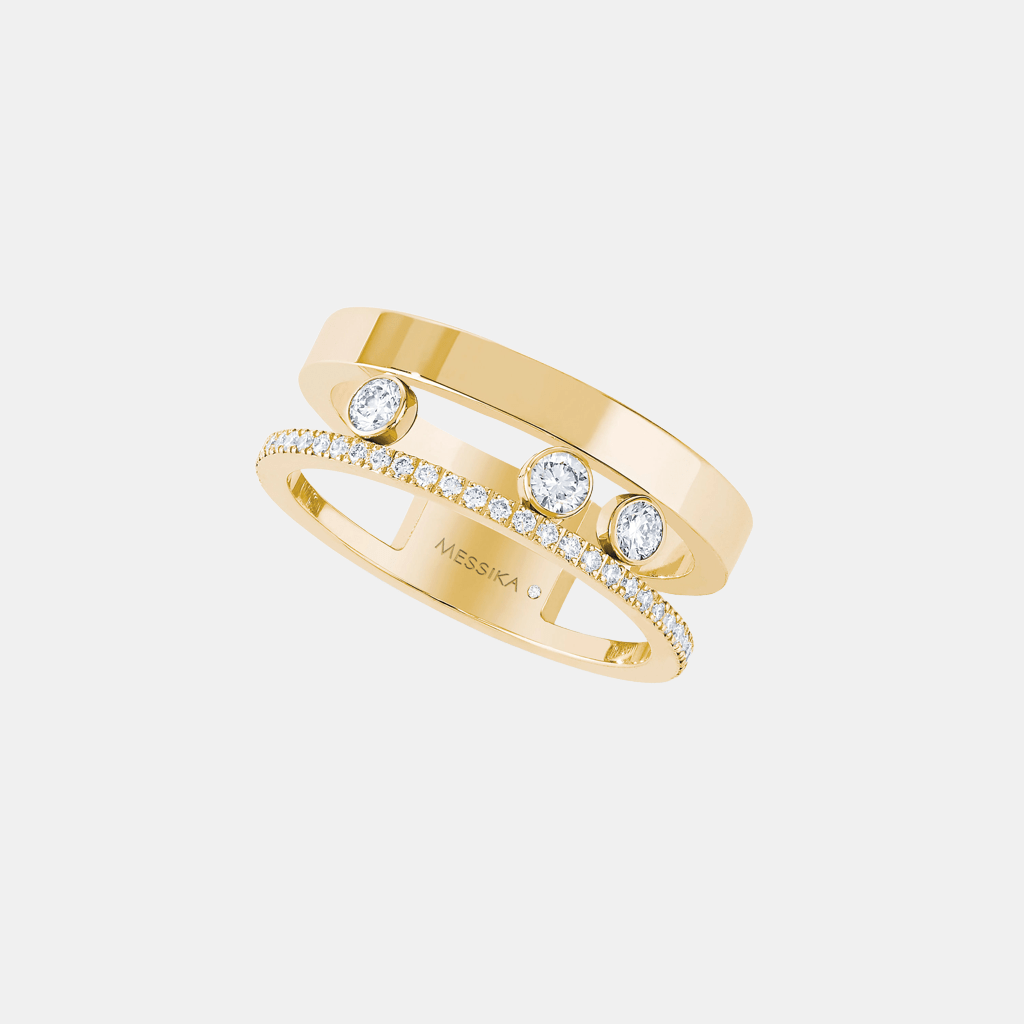 Bague Move Romane Or jaune Diamant 0.3ct