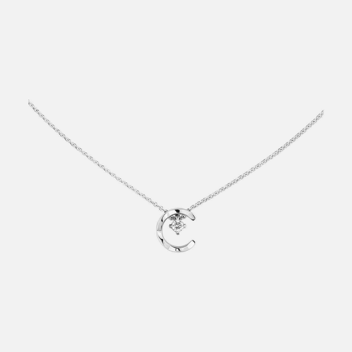 Collier Coco Crush Or blanc Diamant