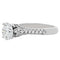 Bague 58 Solitaire - Bague en or gris et diamant taille brillant 58 Facettes 61E00490