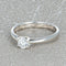 Bague 49 Solitaire - Bague en or gris 750 avec diamant 0,25 ct 58 Facettes 61000263