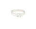 Bague 54 Bague solitaire - 0,50 ct en or blanc 18 ct et diamants 58 Facettes 13609