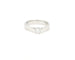 Bague Bague solitaire en or blanc 18 ct avec diamant 0,18 ct 58 Facettes 13329