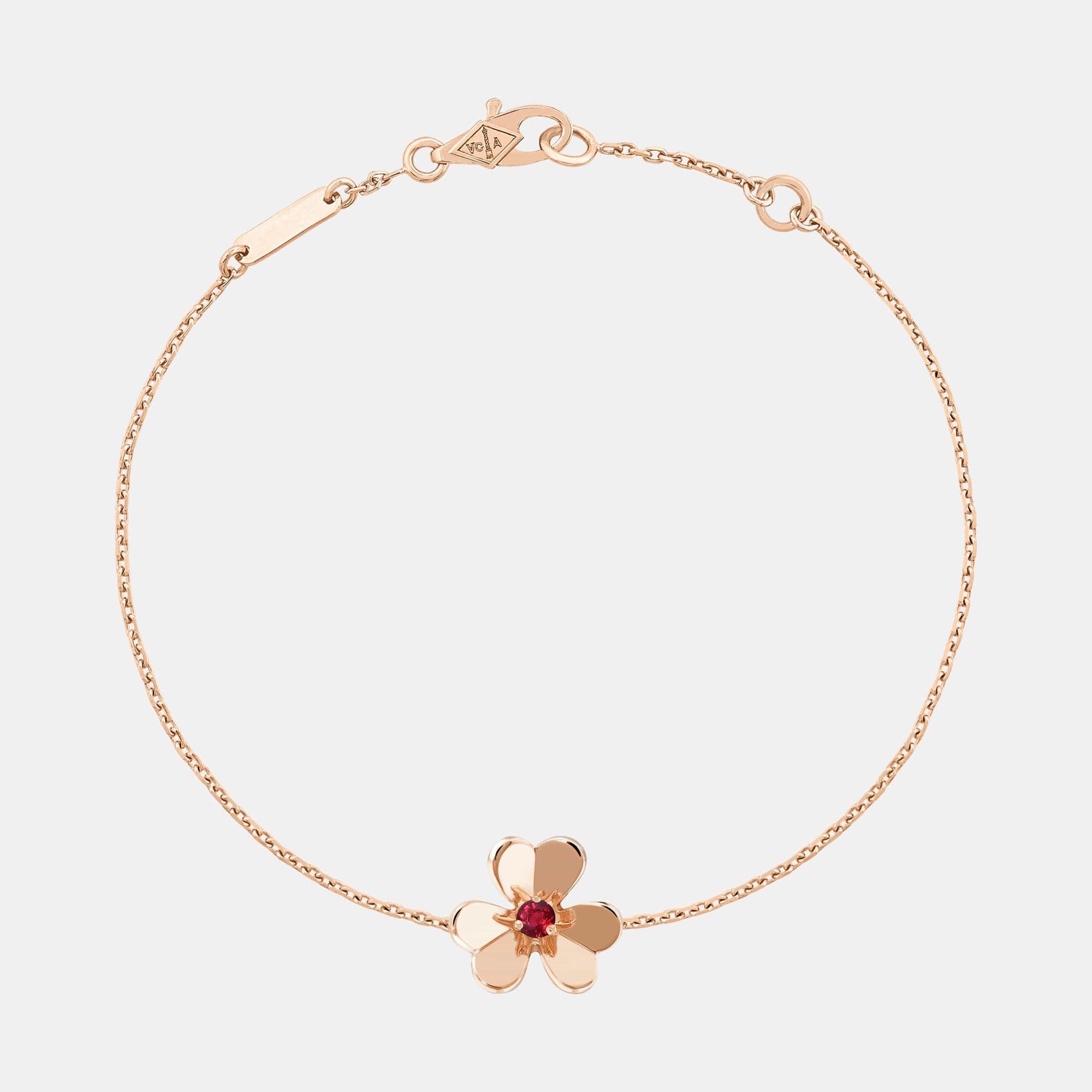 Bracelet Frivole Or rose Rubis 0.07ct