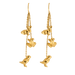 Boucles d'oreilles GARNAZELLE - Prodigieux Bestiaire - Pendants d'oreilles trois animaux en or jaune 58 Facettes DV0795-6